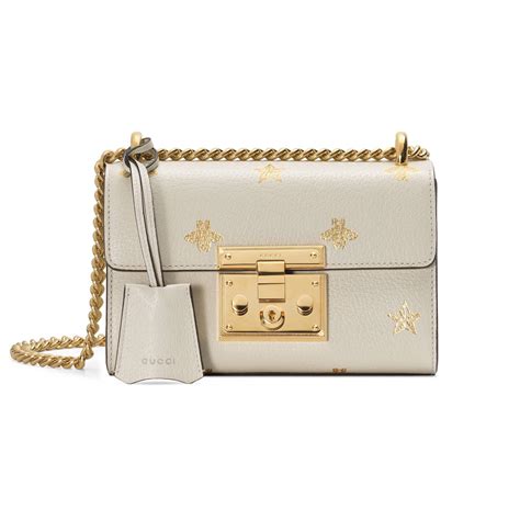 gucci padlock bee star bag|Padlock small shoulder bag .